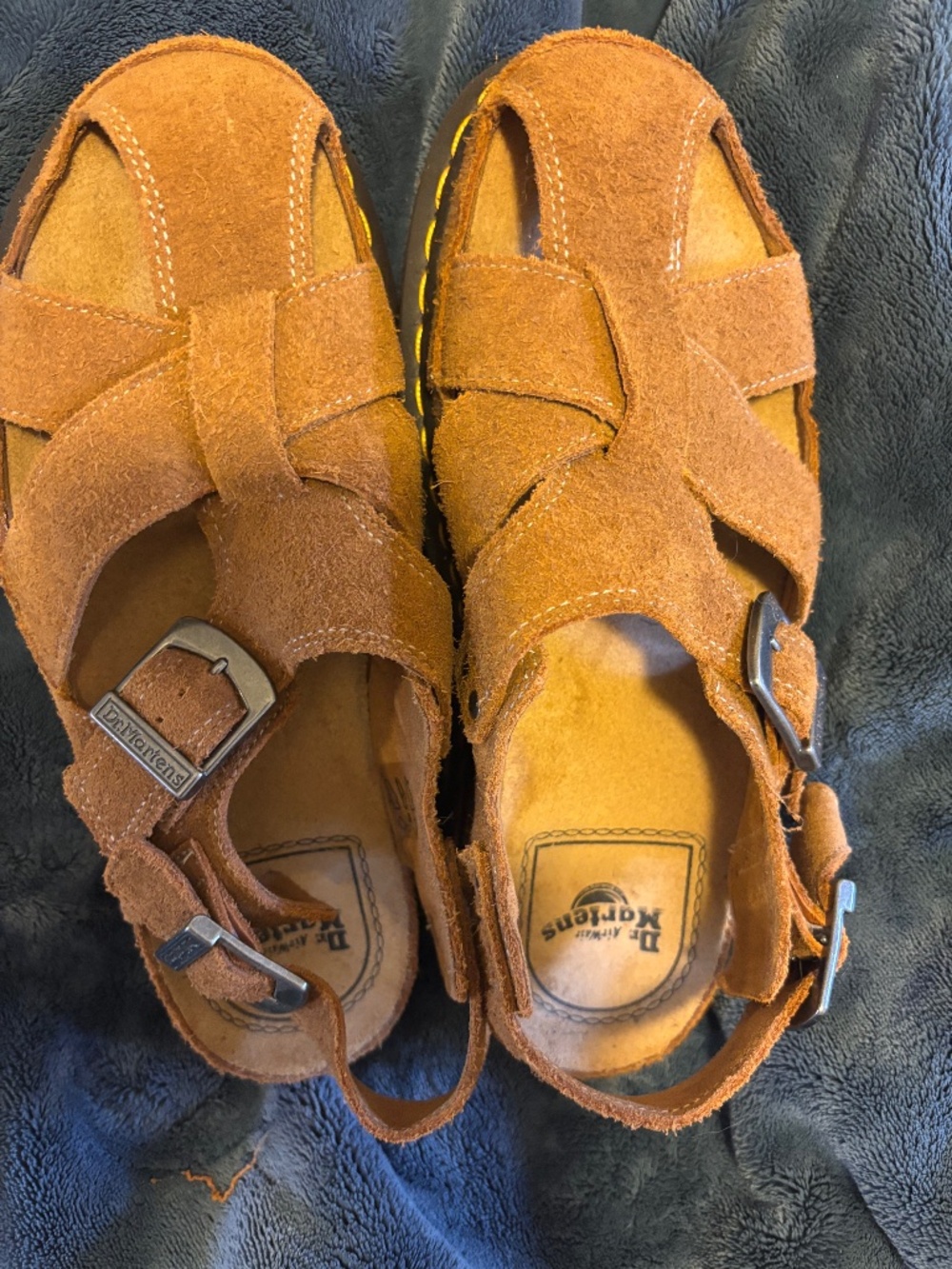Dr. Martens Suede Fisherman’s/Huarache Sandals. Size 9.